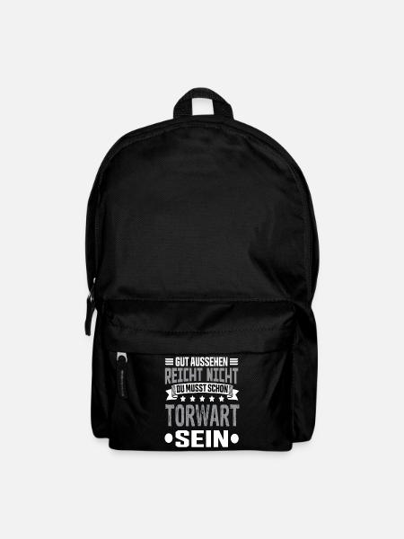 Torwart - Rucksack - Schwarz