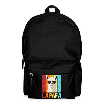 Lapapa Drôle Lama Papa Style Parfait - Sac à dos - noir - Devant