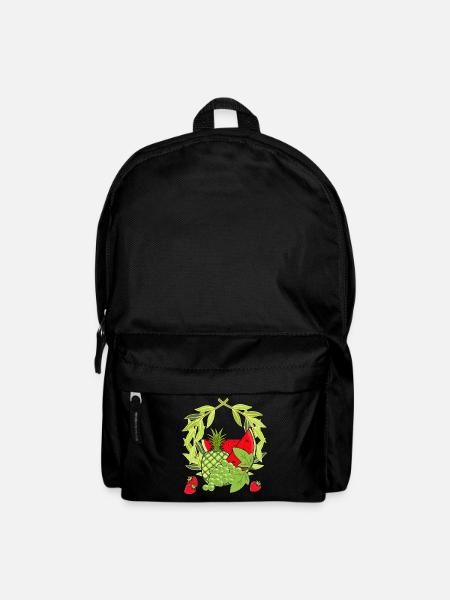 Sommer Sommerzeit Obst Frucht Früchte Vegetarisch - Rucksack - Schwarz