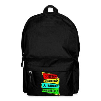 Eat Sleep Repeat Karate - Backpack - black - Front