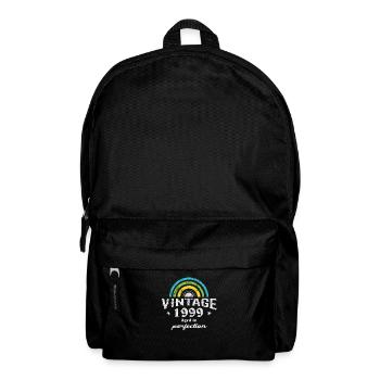 1999 Birthday Vintage Rainbow Sun - Backpack - black - Front