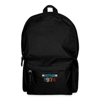 1974 Birthday Vintage - Backpack - black - Front