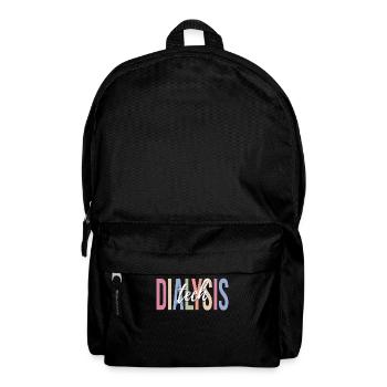 Dialyse-Techniker - Rucksack - Schwarz - Vorne
