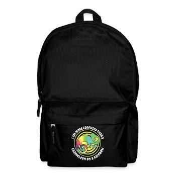 I'm more confused than a chameleon - Backpack - black - Front