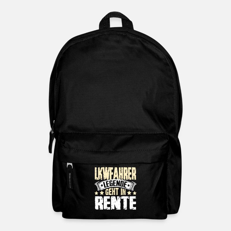 Lkwfahrer Legende Geht In Rente - Rucksack - Schwarz
