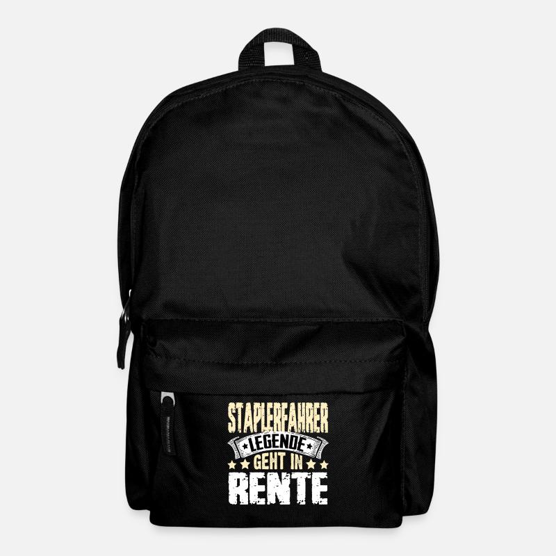 Staplerfahrer Legende Geht In Rente - Rucksack - Schwarz