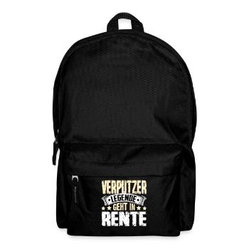 Plasterer legend retires - Backpack - black - Front