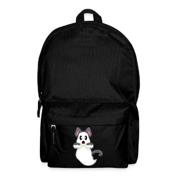 Katze Halloween Geist - Rucksack - Schwarz - Vorne
