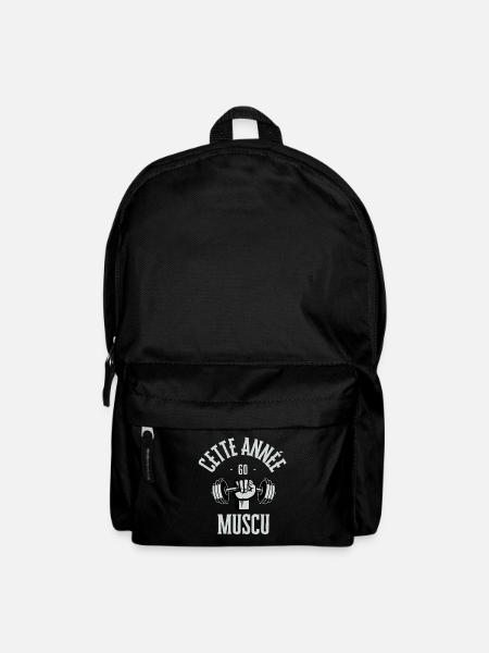 Cette année go muscu - Sac à dos - noir