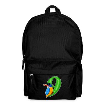 9. Geburtstag Motiv Vogel - 9 Jahre - Rucksack - Schwarz - Vorne