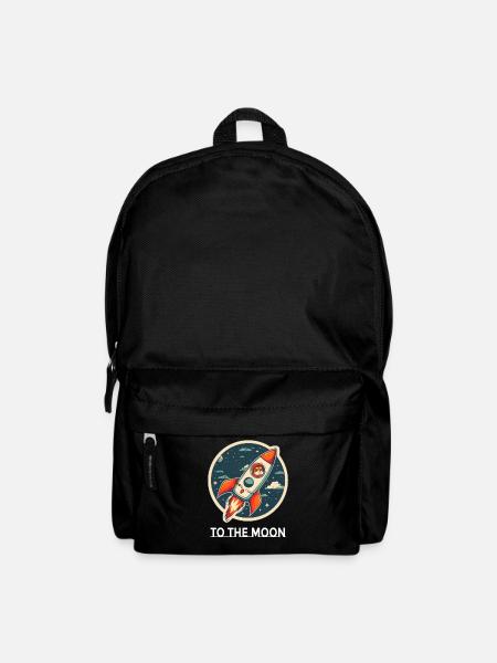 To The Moon Shiba Inu Rocket Crypto Hund Bitcoin. - Rucksack - Schwarz