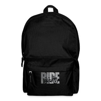 Fahrrad Fahren Cargobike - Rucksack - Schwarz - Vorne