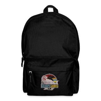 Opasaurus T Rex Dinosaurier Opa Saurus - Rucksack - Schwarz - Vorne
