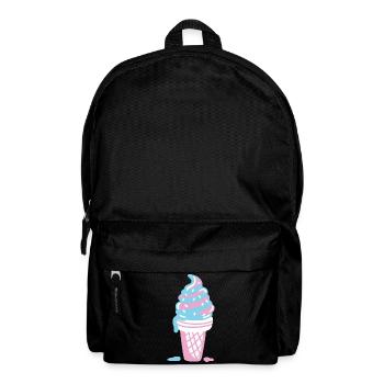 Eis Eiscreme - Rucksack - Schwarz - Vorne
