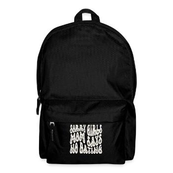 Sorry Girls Mom Sagt KeinDate Babyparty - Rucksack - Schwarz - Vorne