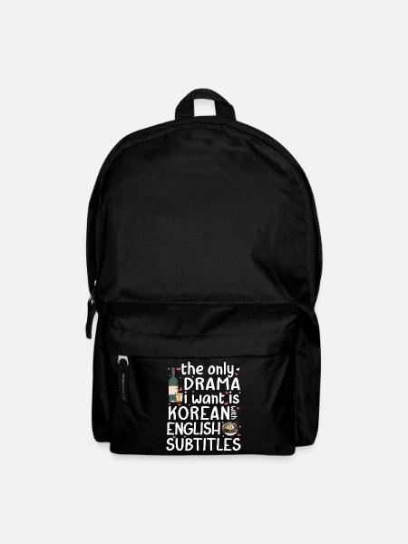 Korean Drama Merch K-Drama Lover Fan - Backpack - black