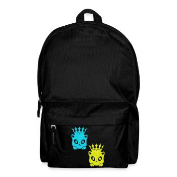 Cat Cats Retro 80's Vintage 90's - Backpack - black - Front