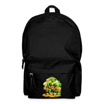 Rainbow Leprechaun (Irish Leprechaun) - Backpack - black - Front