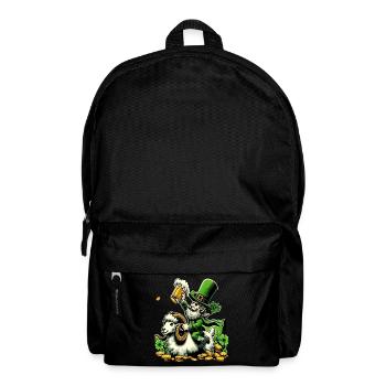 Aries Riding Leprechaun (Irish Leprechaun) - Backpack - black - Front