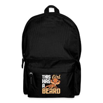 Funny Bearded Dragon Beardie - Backpack - black - Front
