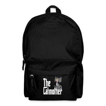 Cat Mom The Catmother Crazy Cat Mother Kitty Mommy - Backpack - black - Front