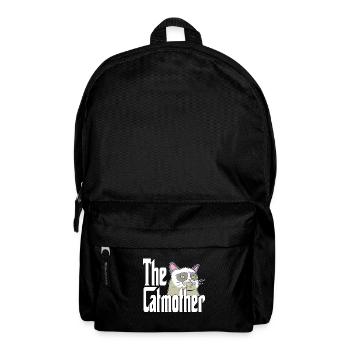 Cat Mom The Catmother Crazy Cat Mother Kitty Mommy - Backpack - black - Front