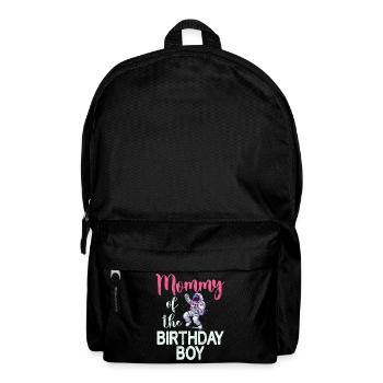 Astronautes de l’espace de la mère de la fille d’anniversaire - Sac à dos - noir - Devant