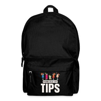 Bartender Mixologist Powered By - Backpack - black - Front