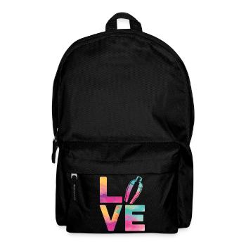 Bartender Mixologist Watercolor - Rucksack - Schwarz - Vorne