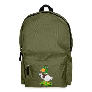 Duck Magnet - Backpack - olive green - Front