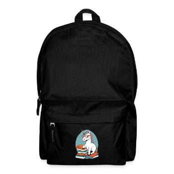 Unicorn Fantasy Stories Cute Bookworm - Backpack - black - Front