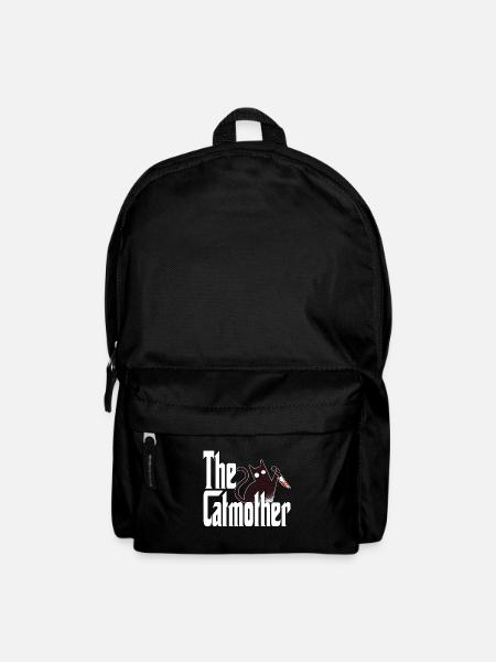 Cat Mom The Catmother Crazy Cat Mother Kitty Mommy - Backpack - black