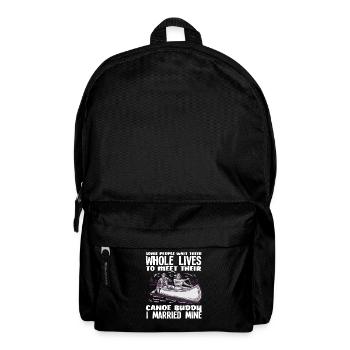 Canoe Man Woman Love - Backpack - black - Front