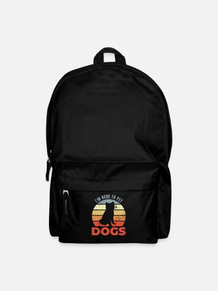 Hundehalter Witz - Rucksack - Schwarz