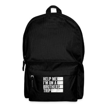Siblings, I'm on a brothers' journey - Backpack - black - Front
