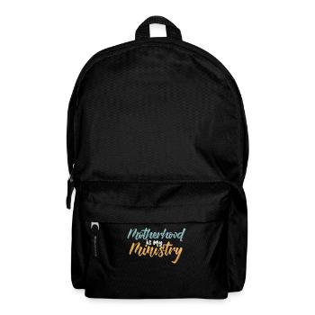 La maternité est mon ministère - Sac à dos - noir - Devant