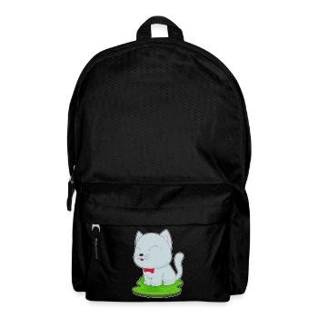 Katze Fliege - Rucksack - Schwarz - Vorne