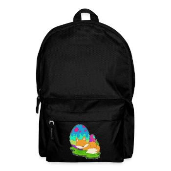 Fox Easter Easter Eggs - Backpack - black - Front