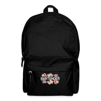 Bartender Mixologist Flowers - Rucksack - Schwarz - Vorne