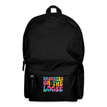 Brothers On The Loose Geschwisterreise - Rucksack - Schwarz - Vorne