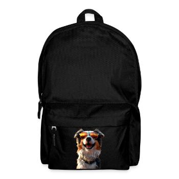 Australian Shepherd Dog Lover Cute Aussie - Backpack - black - Front