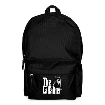 Cat Father The Catfather Crazy Cat Dad Dad - Backpack - black - Front