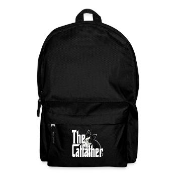 Cat Father The Catfather Crazy Cat Dad Dad - Backpack - black - Front