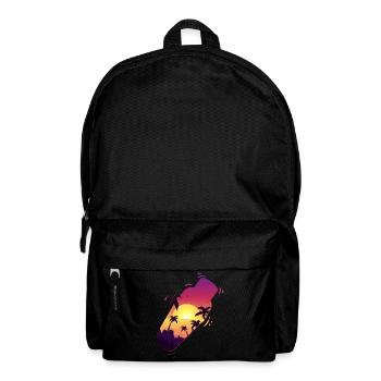 Bartender Mixologist Shaker Sunset - Backpack - black - Front