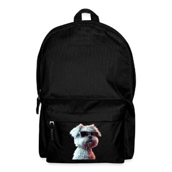 Maltese Little Maltese Dog Love Sweet Maltese - Backpack - black - Front