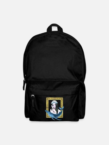 Matrosen Matrose Seefahrt Fisch Fische Seemänner - Rucksack - Schwarz