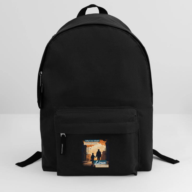 Cloud Wolken Linux Server Admin Nerd Witz Rucksack