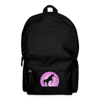 Licorne Rétro Licorne Créature mythique Licorne - Sac à dos - noir - Devant