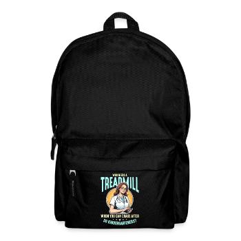 Health Educator Who Needs A Treadmill Teacher - Backpack - black - Front