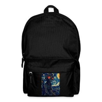 Peinture Monster Starry Night de Flatwood - Sac à dos - noir - Devant